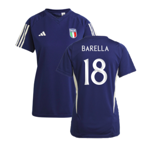 2023-2024 Italy Training Jersey (Dark Blue) - Ladies (BARELLA 18)