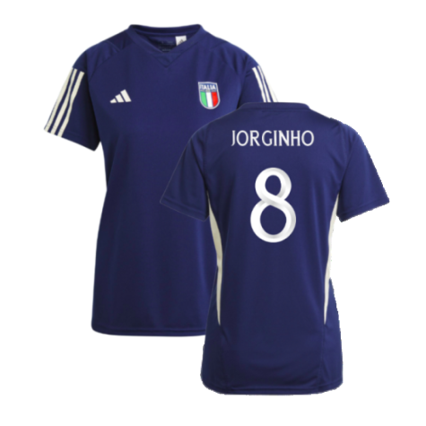 2023-2024 Italy Training Jersey (Dark Blue) - Ladies (JORGINHO 8)