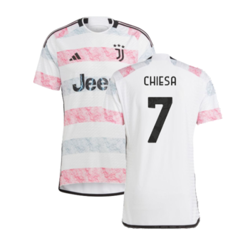 2023-2024 Juventus Authentic Away Shirt (CHIESA 7)
