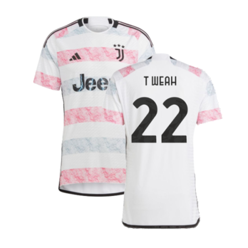 2023-2024 Juventus Authentic Away Shirt (T Weah 22)