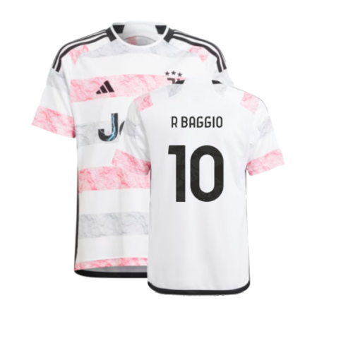 2023-2024 Juventus Away Shirt (Kids) (R BAGGIO 10)