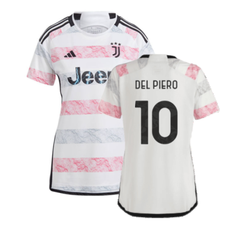 2023-2024 Juventus Away Shirt (Ladies) (DEL PIERO 10)