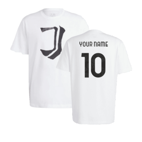 2023-2024 Juventus Chinese Story Tee (White) (Your Name)