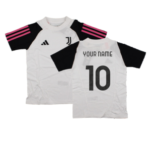 2023-2024 Juventus Cotton Tee (White) - Kids