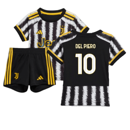 2023-2024 Juventus Home Baby Kit (DEL PIERO 10)