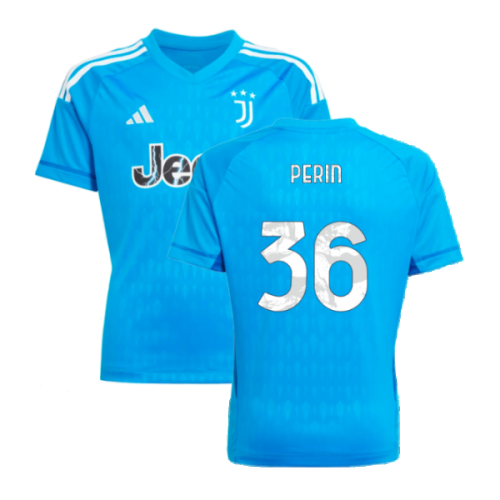 2023-2024 Juventus Home Goalkeeper Shirt (Blue) - Kids (Perin 36)