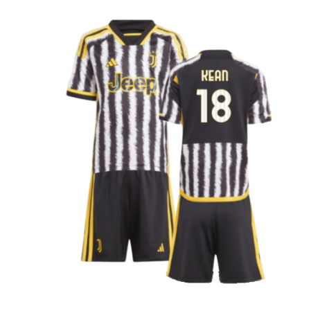 2023-2024 Juventus Home Mini Kit (KEAN 18)