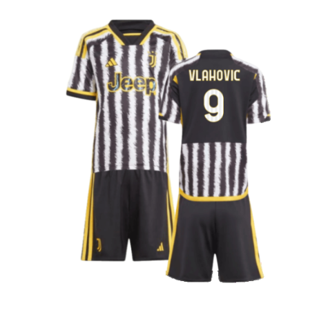 2023-2024 Juventus Home Mini Kit (VLAHOVIC 9)