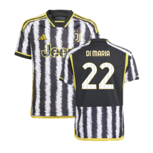 2023-2024 Juventus Home Shirt (Kids) (DI MARIA 22)