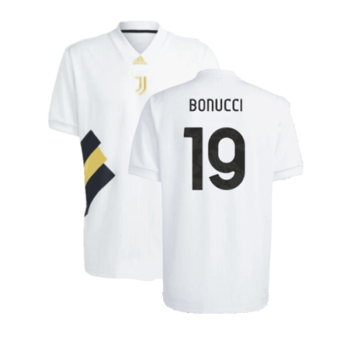 2023-2024 Juventus Icon Jersey (White) (BONUCCI 19)