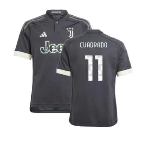 2023-2024 Juventus Third Shirt (Kids) (CUADRADO 11)