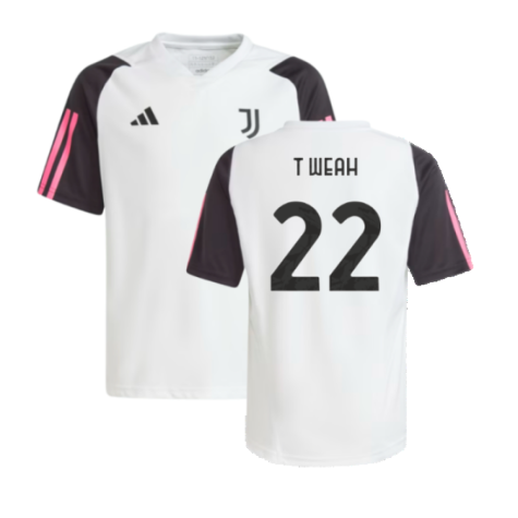 2023-2024 Juventus Training Shirt (White) - Kids (T WEAH 22)