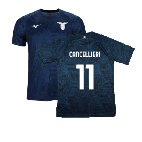 2023-2024 Lazio Pre-Match Jersey (Navy) (Cancellieri 11)