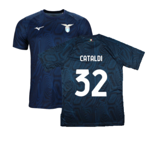 2023-2024 Lazio Pre-Match Jersey (Navy) (Cataldi 32)