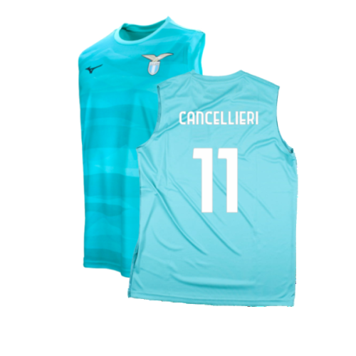 2023-2024 Lazio Sleeveless Training Shirt (Azure) (Cancellieri 11)