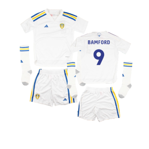 2023-2024 Leeds United Home Mini Kit (BAMFORD 9)