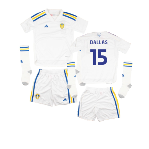 2023-2024 Leeds United Home Mini Kit (DALLAS 15)