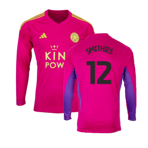 2023-2024 Leicester City Home Goalkeeper Shirt (Pink) (Smithies 12)