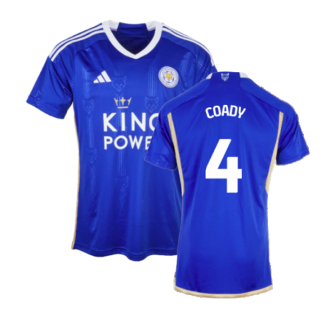 2023-2024 Leicester City Home Shirt (Coady 4)