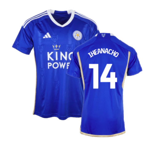 2023-2024 Leicester City Home Shirt (Iheanacho 14)