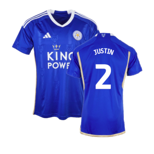 2023-2024 Leicester City Home Shirt (Justin 2)