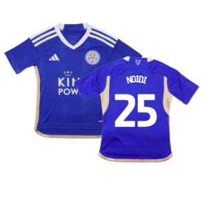 2023-2024 Leicester City Home Shirt (Kids) (Ndidi 25)