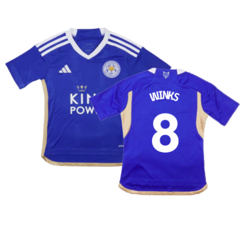 2023-2024 Leicester City Home Shirt (Kids) (Winks 8)