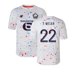 2023-2024 Lille Away Shirt (T Weah 22)