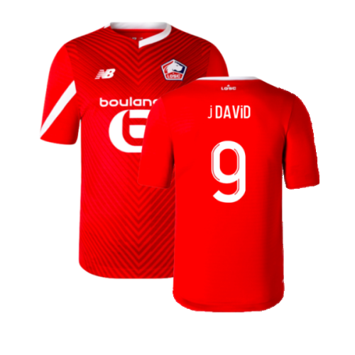 2023-2024 Lille Home Shirt (J David 9)