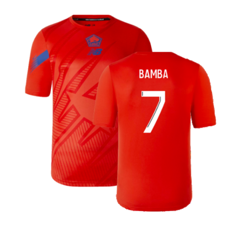 2023-2024 Lille LOSC Lightweight Tee (Red) (Bamba 7)