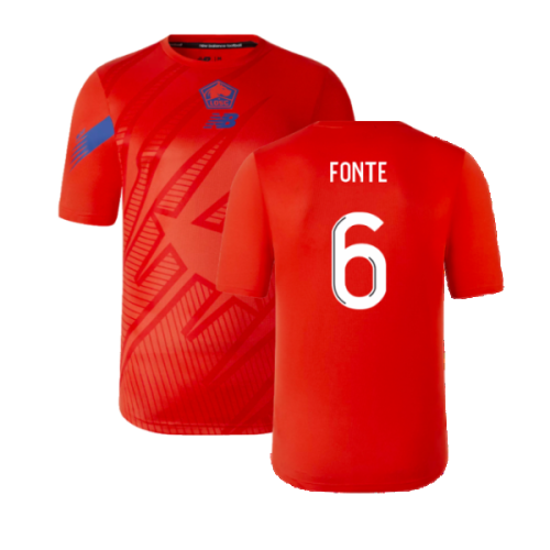 2023-2024 Lille LOSC Lightweight Tee (Red) (Fonte 6)