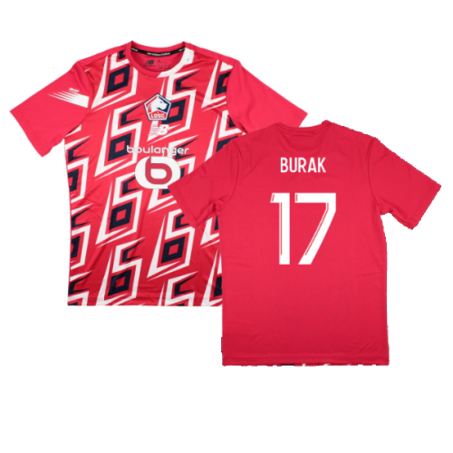 2023-2024 Lille LOSC Pre-Game Jersey (Home) (Burak 17)