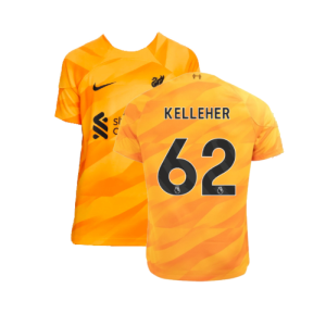 2023-2024 Liverpool Away Goalkeeper Shirt (Orange) - Kids (Kelleher 62)