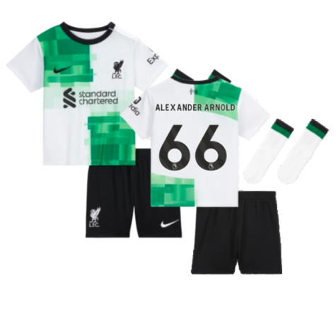 2023-2024 Liverpool Away Little Boys Mini Kit (Alexander Arnold 66)