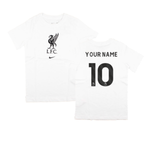 2023-2024 Liverpool Crest Tee (White) - Kids