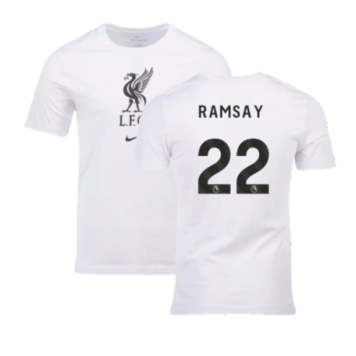 2023-2024 Liverpool Crest Tee (White) (Ramsay 22)