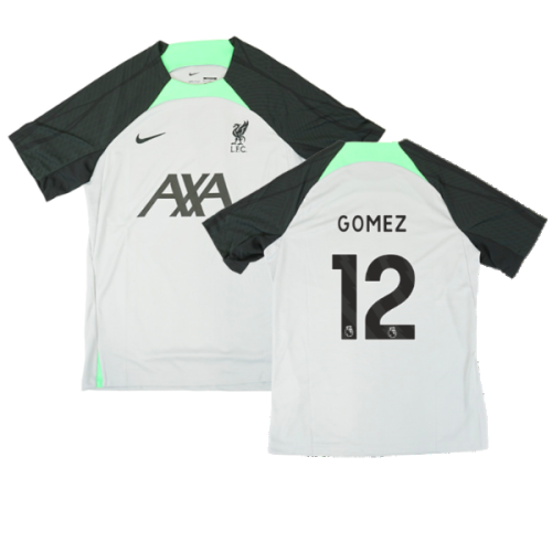 2023-2024 Liverpool Dri-Fit Strike Training Shirt (Grey) (Gomez 12)