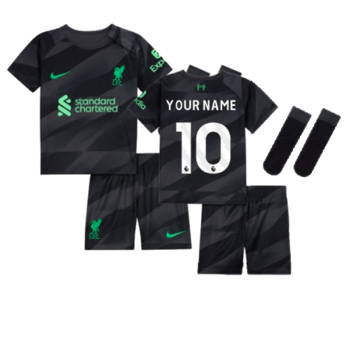 2023-2024 Liverpool Home Goalkeeper Infant Baby Kit (Your Name)