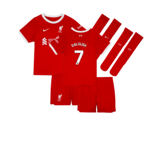 2023-2024 Liverpool Home Little Boys Mini Kit (Dalglish 7)