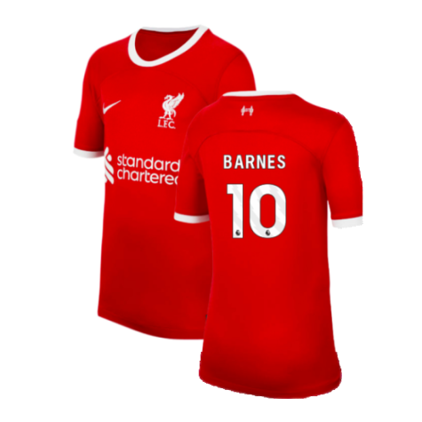 2023-2024 Liverpool Home Shirt (Kids) (Barnes 10)