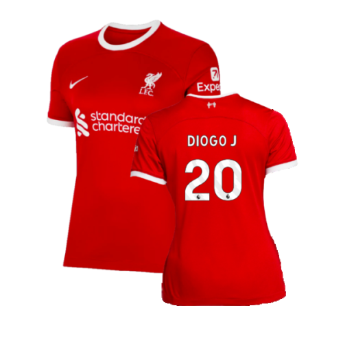 2023-2024 Liverpool Home Shirt (Ladies) (Diogo J 20)