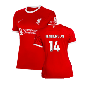 2023-2024 Liverpool Home Shirt (Ladies) (Henderson 14) 2023-2024 Liverpool Home Shirt (Ladies) (Henderson 14)