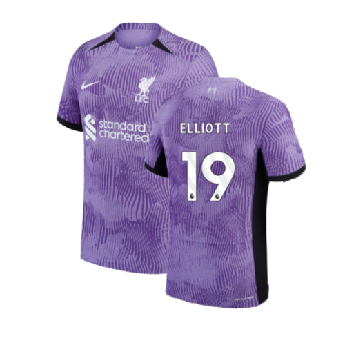 2023-2024 Liverpool Third Authentic Match Shirt (Elliott 19)