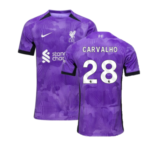 2023-2024 Liverpool Third Shirt (Kids) (Carvalho 28)