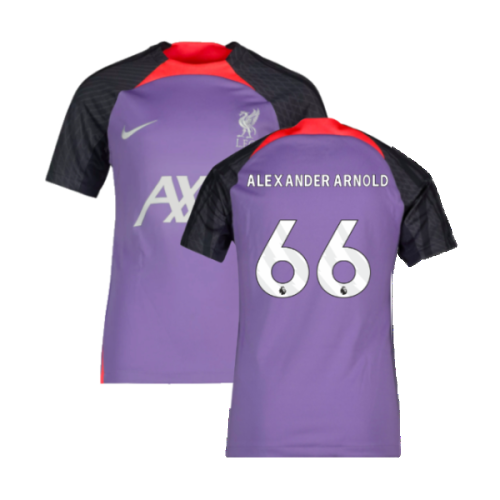 2023-2024 Liverpool Training Shirt (Space Purple) (Alexander Arnold 66)