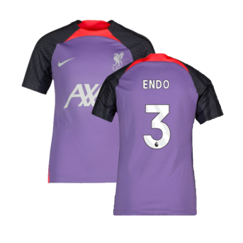 2023-2024 Liverpool Training Shirt (Space Purple) - Kids (Endo 3)