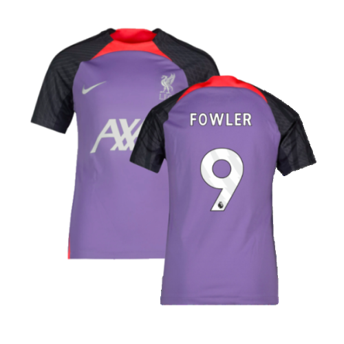 2023-2024 Liverpool Training Shirt (Space Purple) - Kids (Fowler 9)