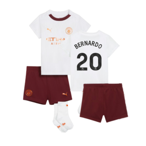 2023-2024 Man City Away Baby Kit (BERNARDO 20)