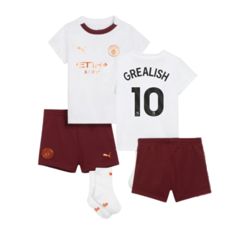 2023-2024 Man City Away Baby Kit (GREALISH 10)