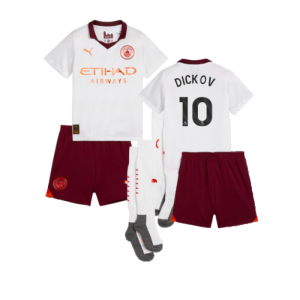 2023-2024 Man City Away Mini Kit (DICKOV 10)